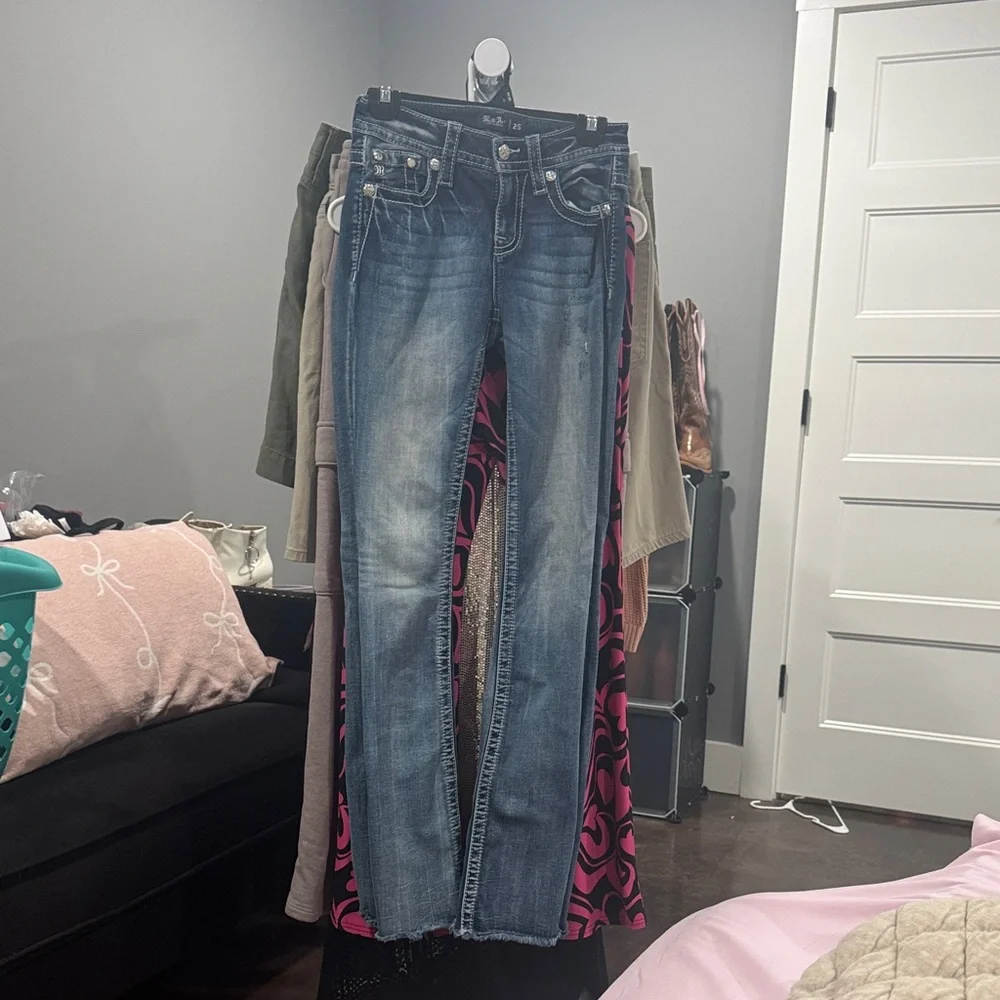 Miss Me Women's Blue Boot Cut Jeans - Picture 1 of 2